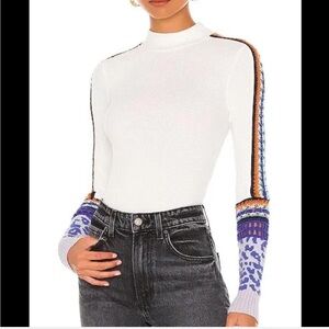 Free People Cozy White Long Sleeve
